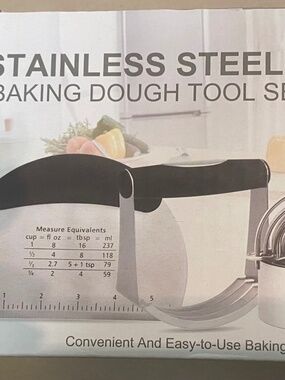 Stainless Steel Baking Dough Tool Set, 2 Piece